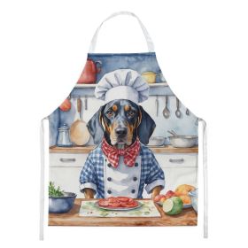 Bluetick Coonhound The Chef Apron Cooking Kitchen Server Baking Crafts Gardening for Adult Women Men, Unisex, Large, Multicolor