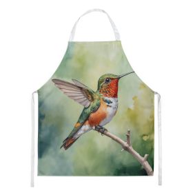 Allens Hummingbird Apron Cooking Kitchen Server Baking Crafts Gardening for Adult Women Men, Unisex, Large, Multicolor