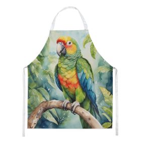 Amazon Parrot Apron Cooking Kitchen Server Baking Crafts Gardening for Adult Women Men, Unisex, Large, Multicolor